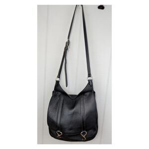 Forest Hill Leather Craft Purse Crossbody Black Leather Bag Hoof Pick Equestrian